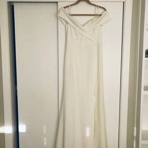 White Off the Shoulder Dress